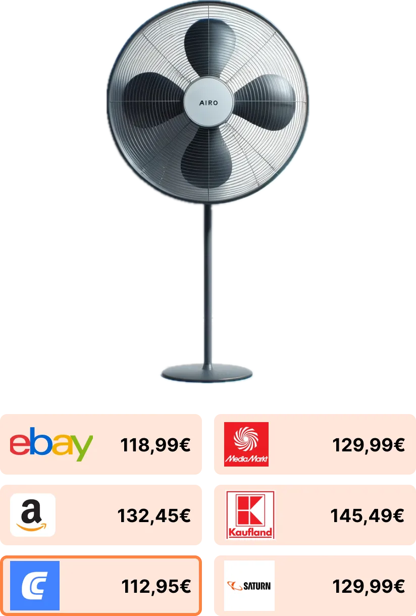 Vergleiche Angebote für ein bestimmtes Produkt